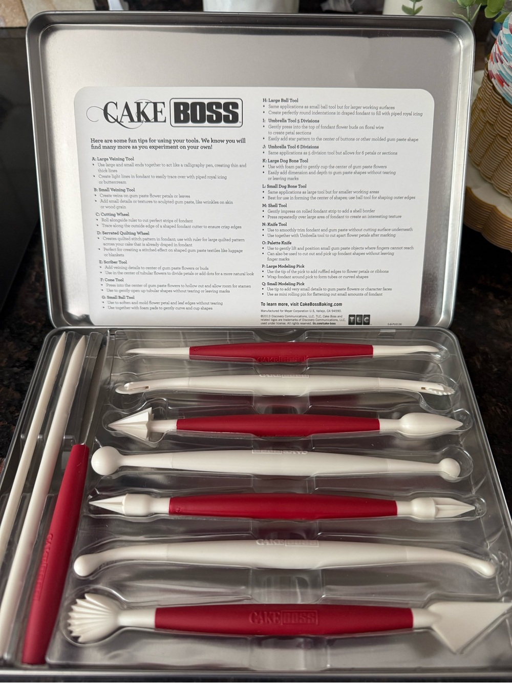 Cake Boss 10-piece fondant and gum paste tool kit